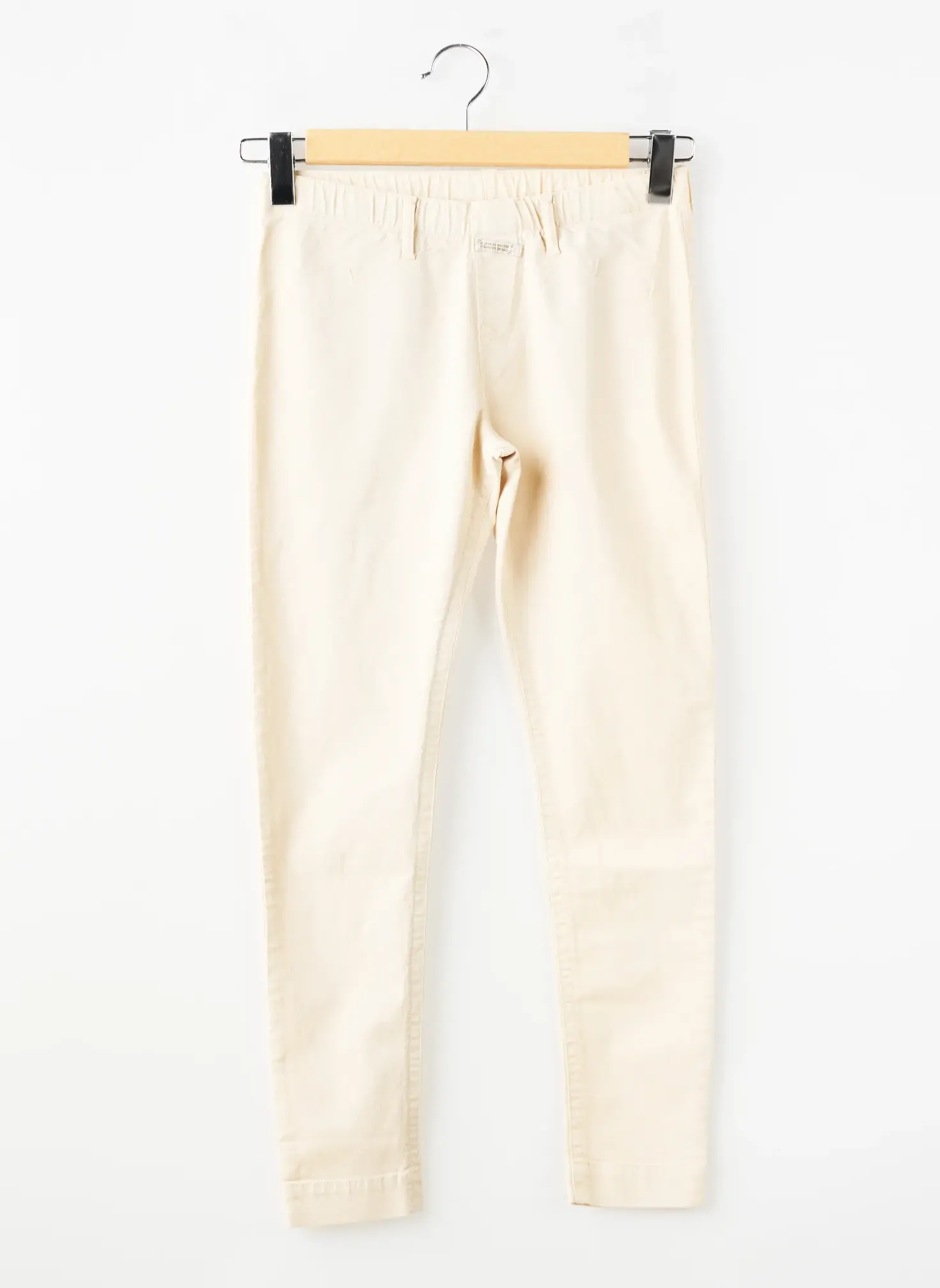Pantalon Slim Marithe & Francois Girbaud Beige Taille Élastique
