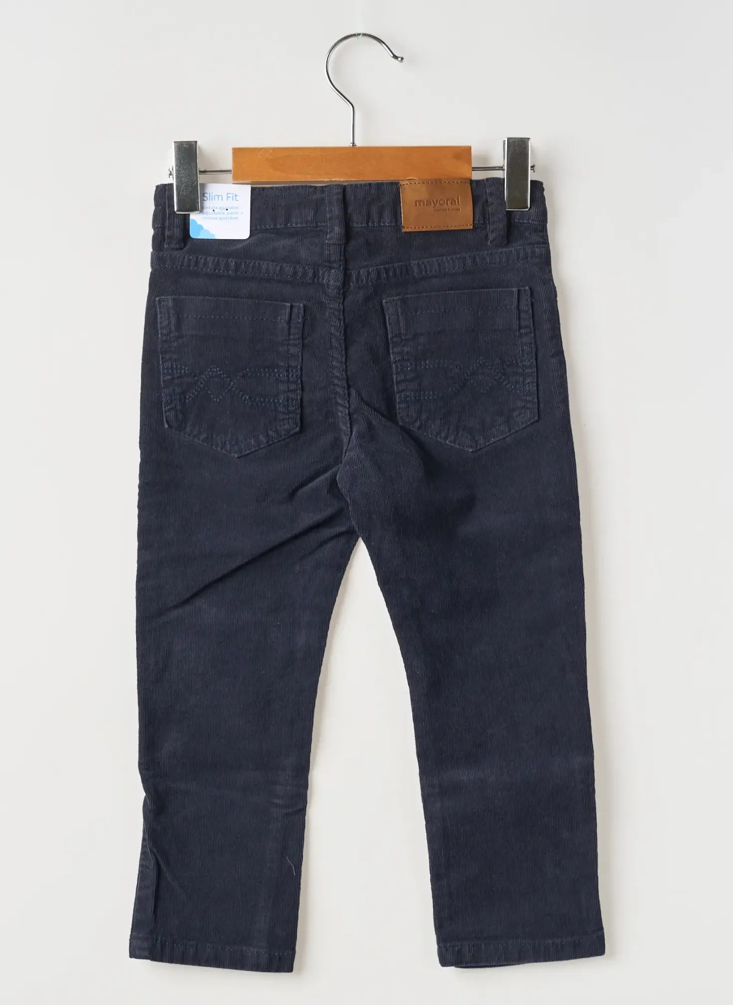 Pantalon Slim Mayoral Bleu Taille Ajustable
