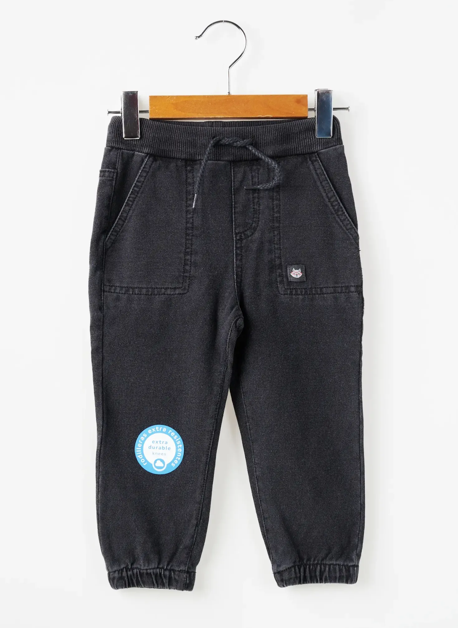 Pantalon Slim Mayoral Noir Taille Élastique