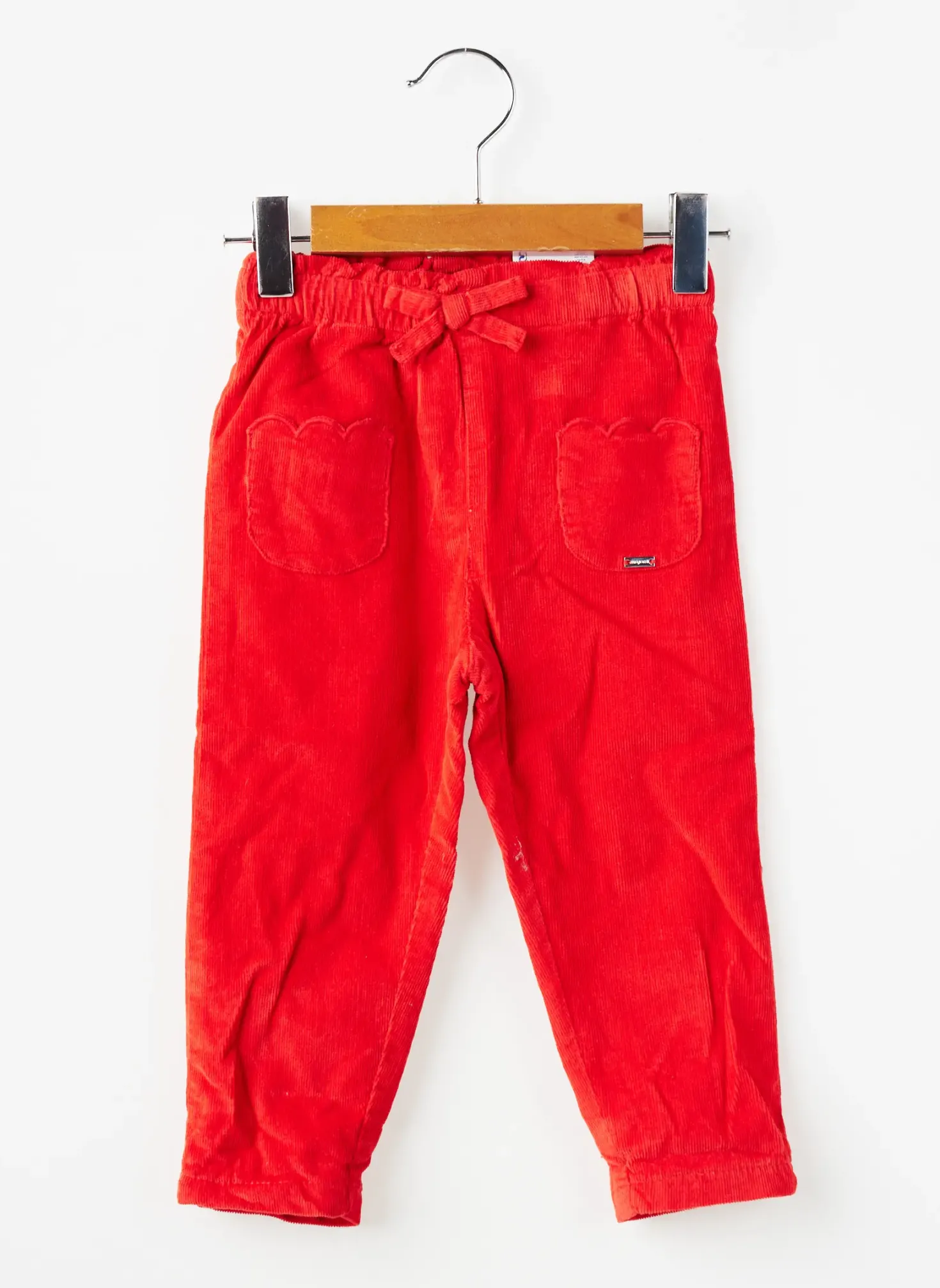 Pantalon Slim Mayoral Rouge Taille Élastique
