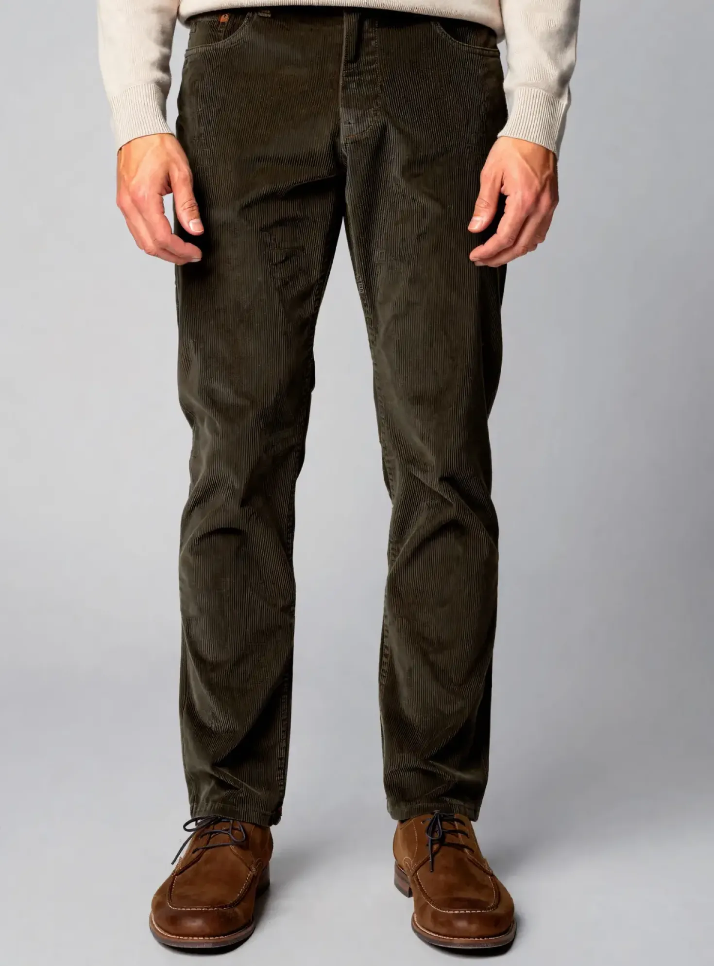 Pantalon Slim M5 By Meyer Vert Taille Normale