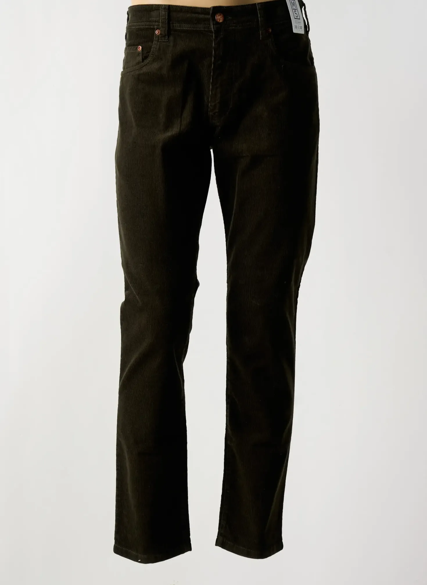 Pantalon Slim M5 By Meyer Vert Taille Normale