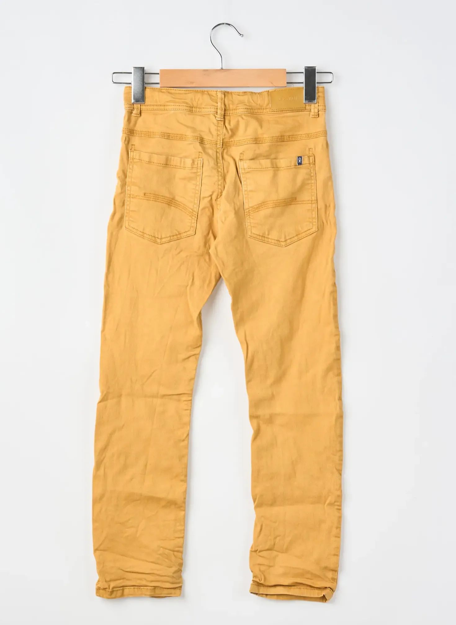 Pantalon Slim Okaïdi Orange Taille Ajustable