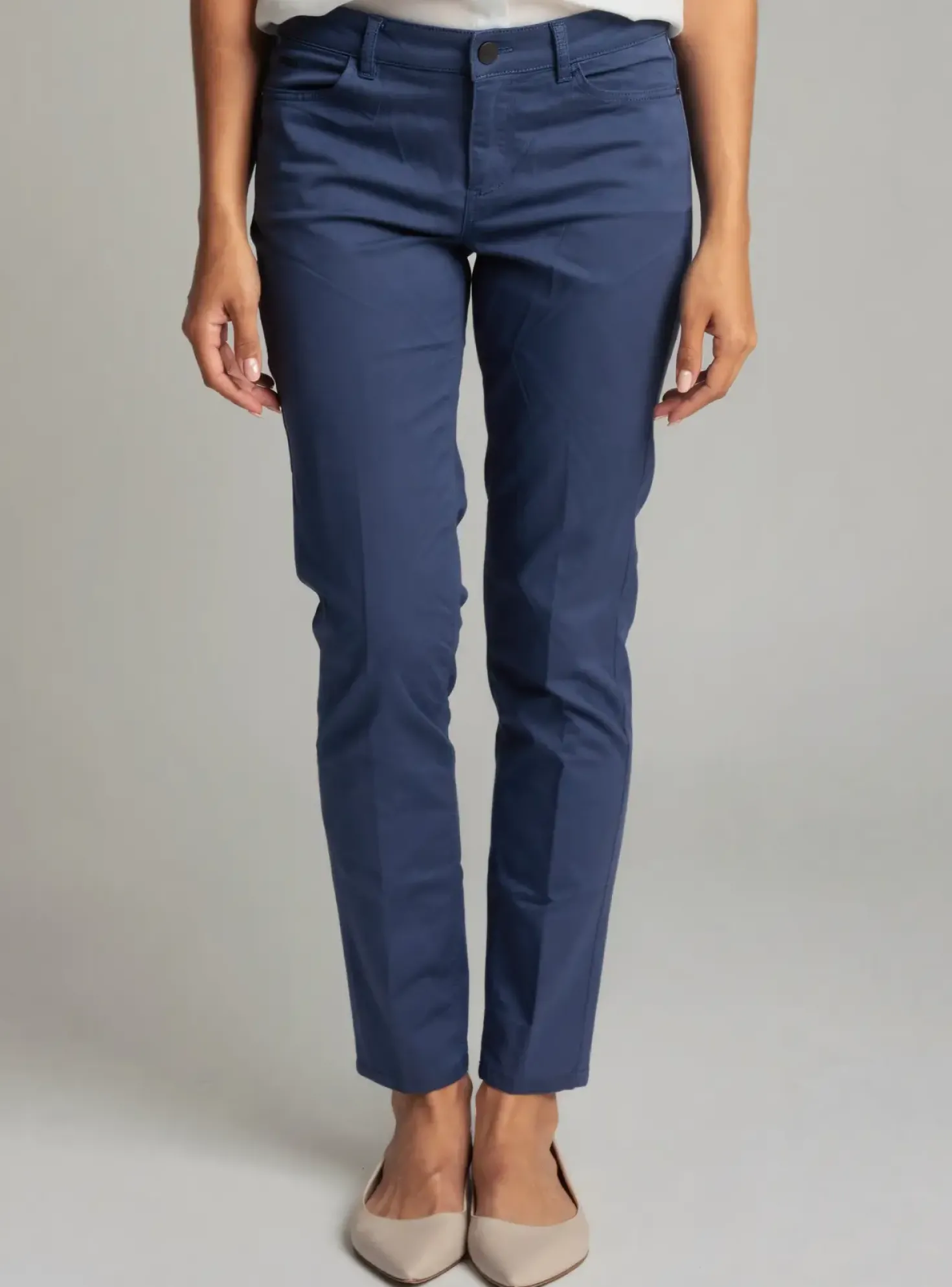 Pantalon Slim One Step Bleu