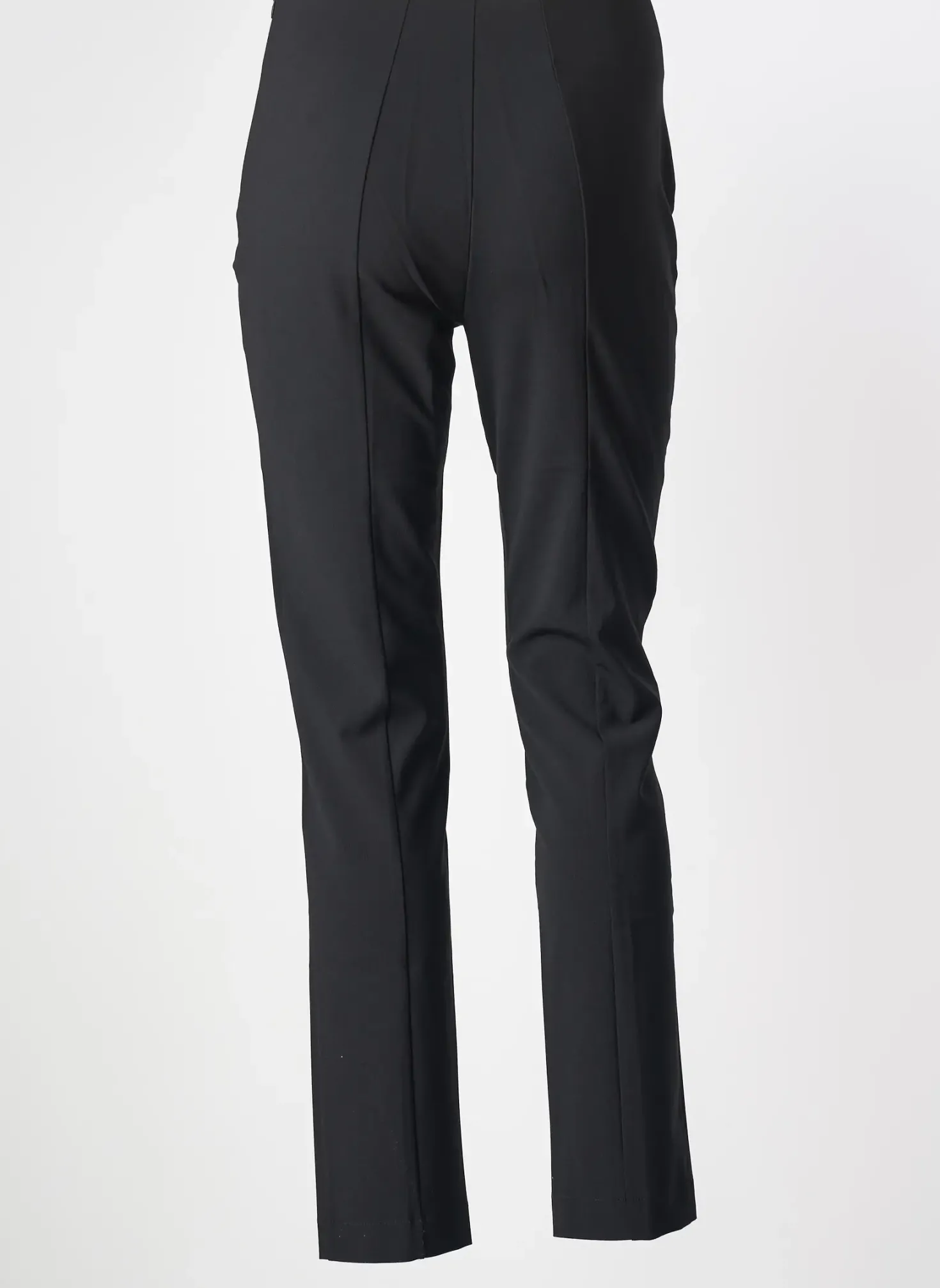 Pantalon Slim Pier Antonio Gaspari Noir Taille Haute