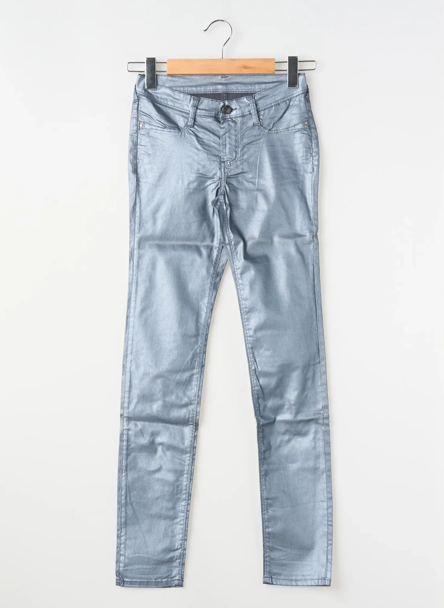Pantalon Slim Teddy Smith Argent