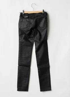 Pantalon Slim Teddy Smith Noir Taille Ajustable