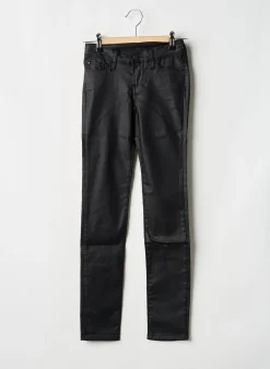 Pantalon Slim Teddy Smith Noir Taille Ajustable