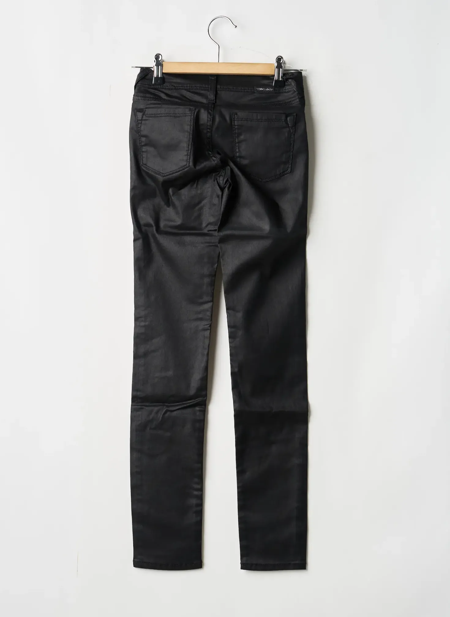 Pantalon Slim Teddy Smith Noir Taille Ajustable