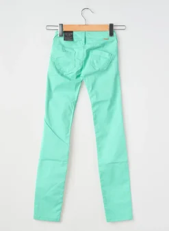 Pantalon Slim Teddy Smith Vert Taille Ajustable