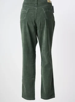 Pantalon Slim Waltron Vert Taille Normale