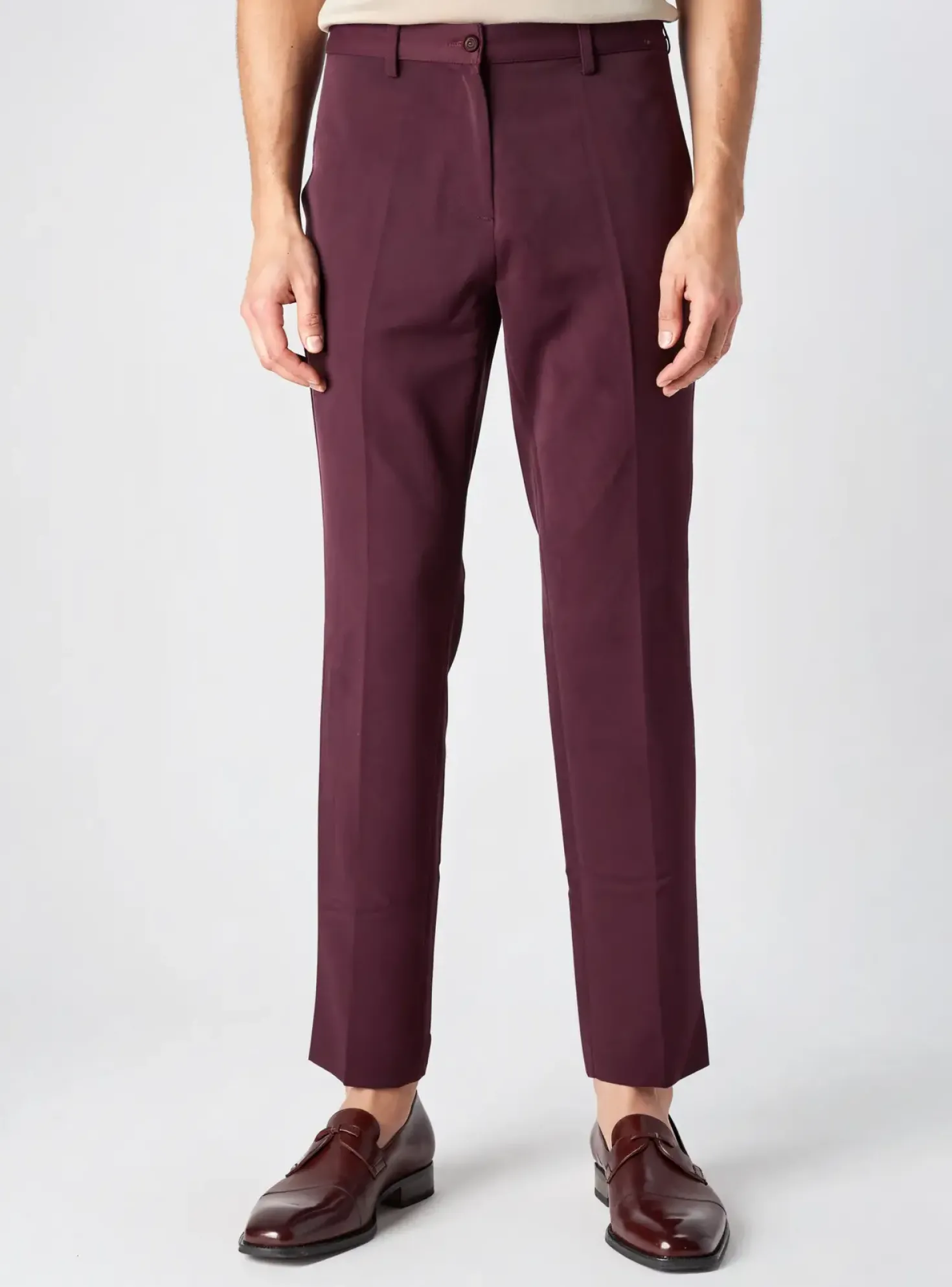 Pantalon Slim Waltron Violet Taille Haute