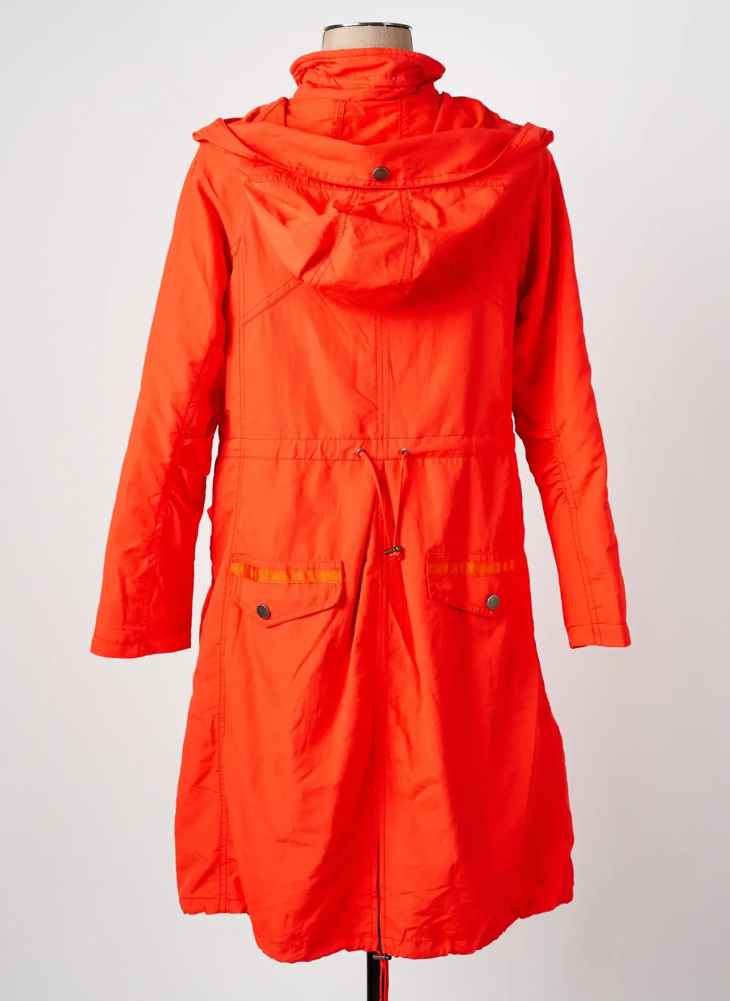 Parka Areline Orange A Capuche