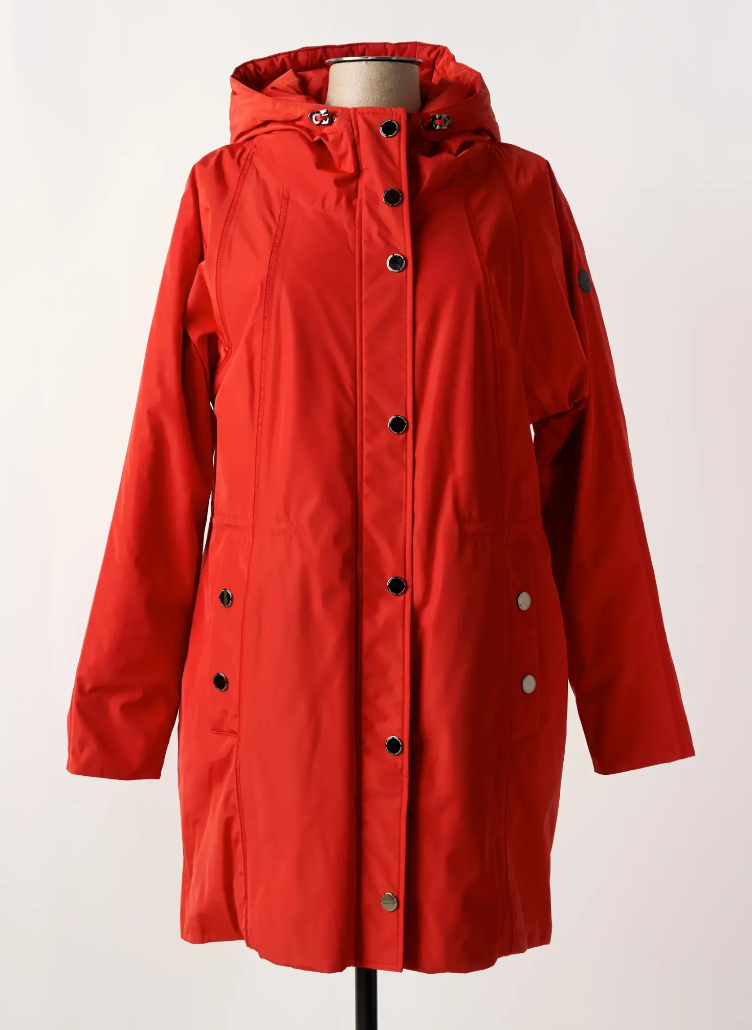 Parka Creenstone Rouge A Capuche