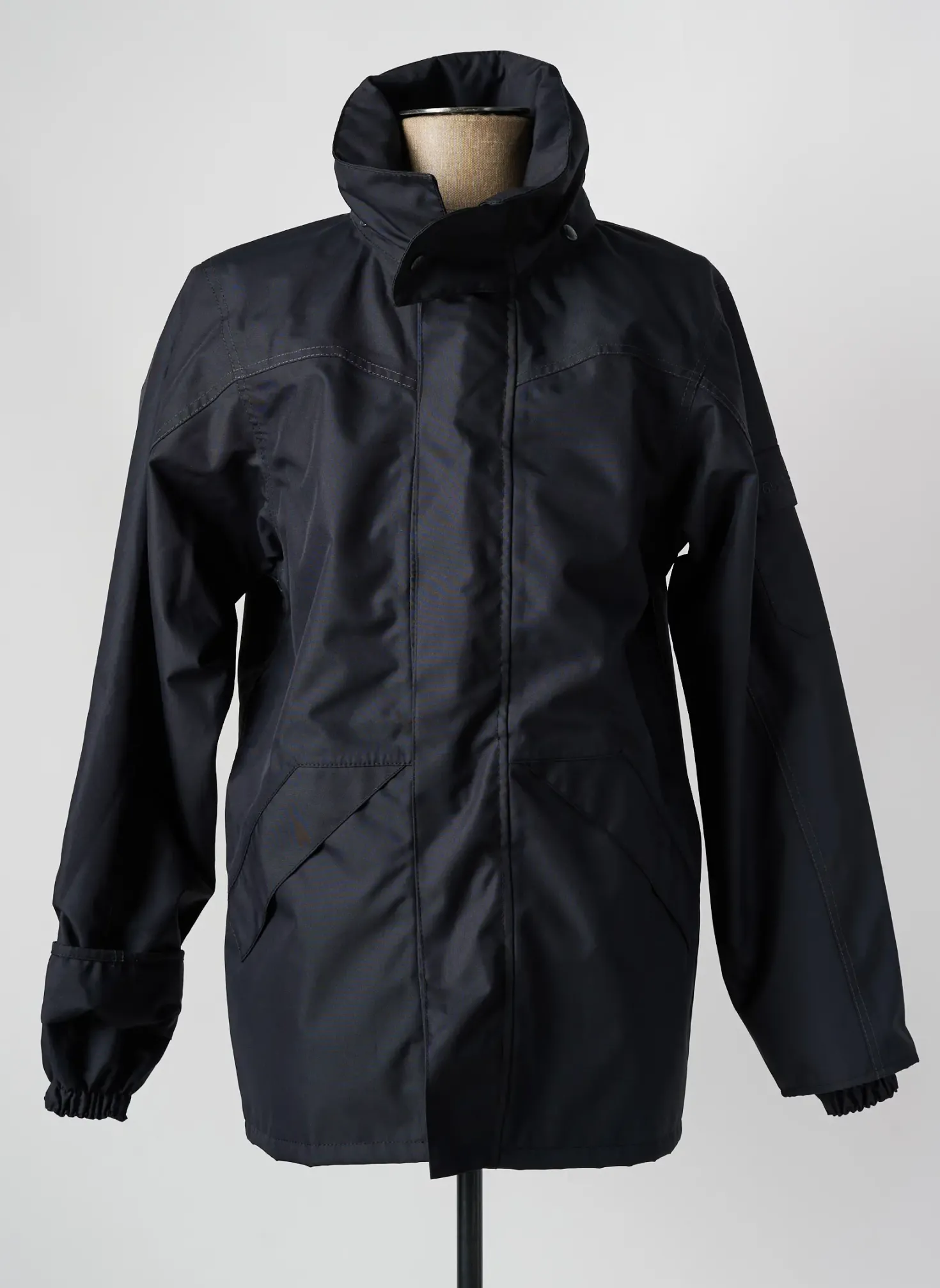 Parka Guy Cotten Bleu A Capuche
