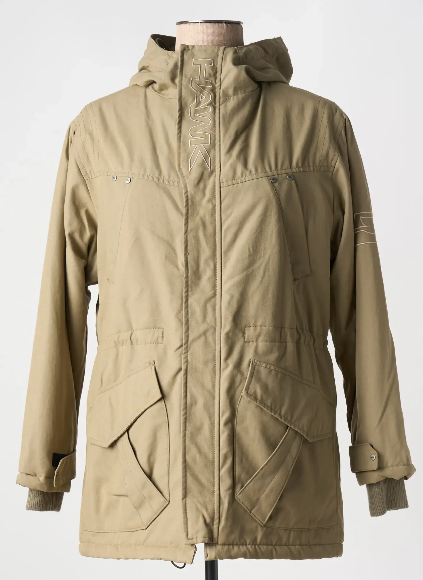 Parka Hawk Vert A Capuche