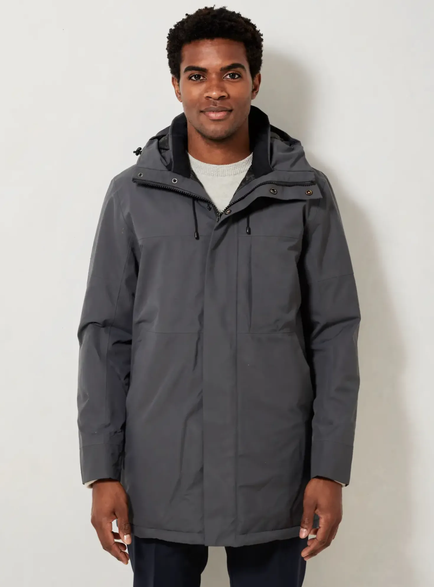 Parka Jack & Jones Gris A Capuche