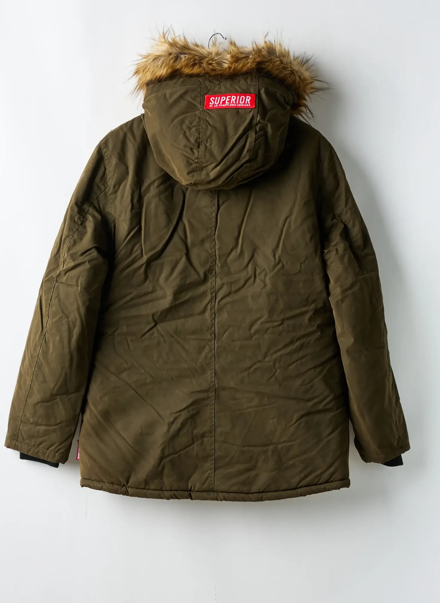 Parka Le Temps Des Cerises Vert A Capuche
