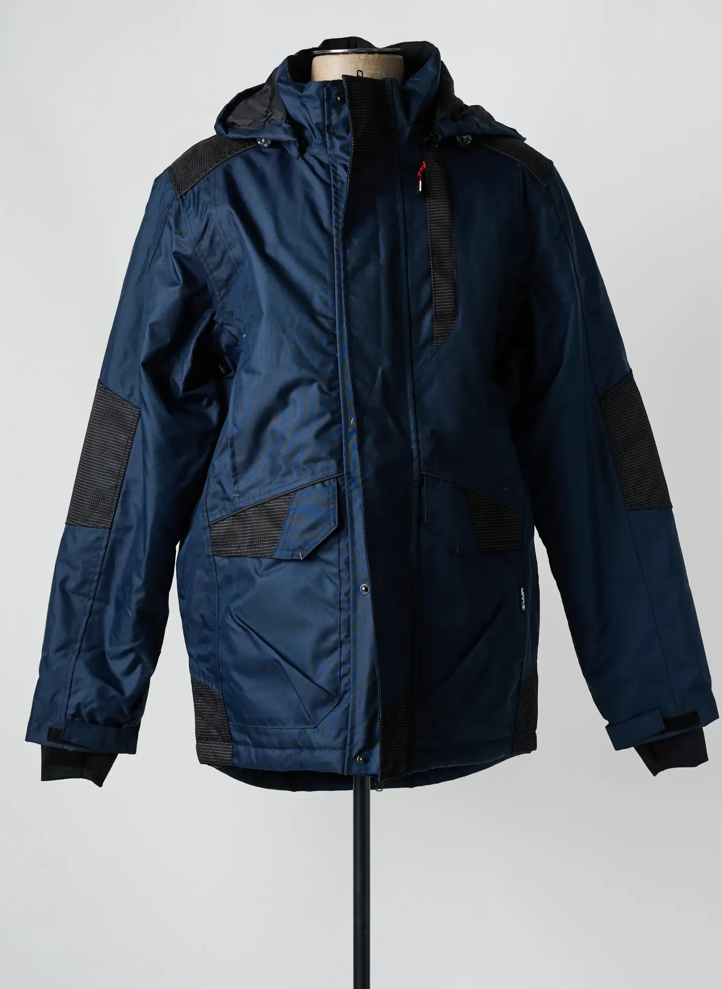 Parka Lma Bleu A Capuche
