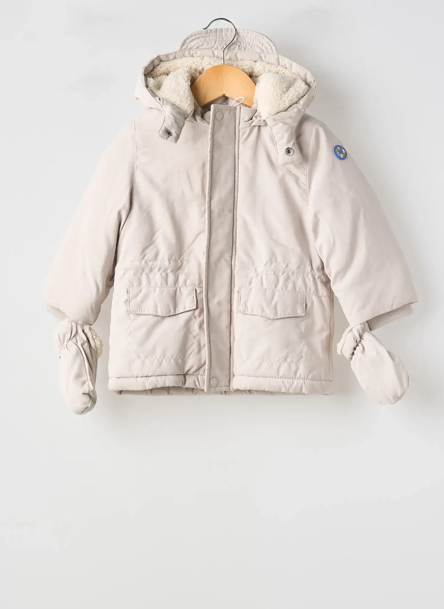 Parka Mayoral Beige A Capuche