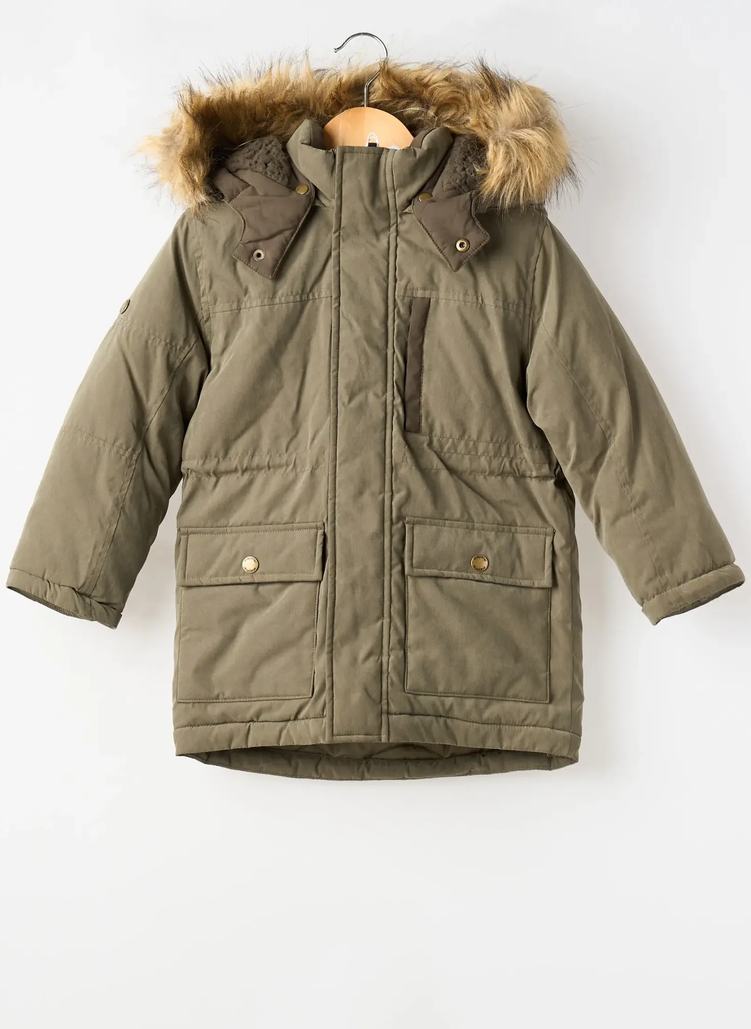 Parka Mayoral Vert A Capuche