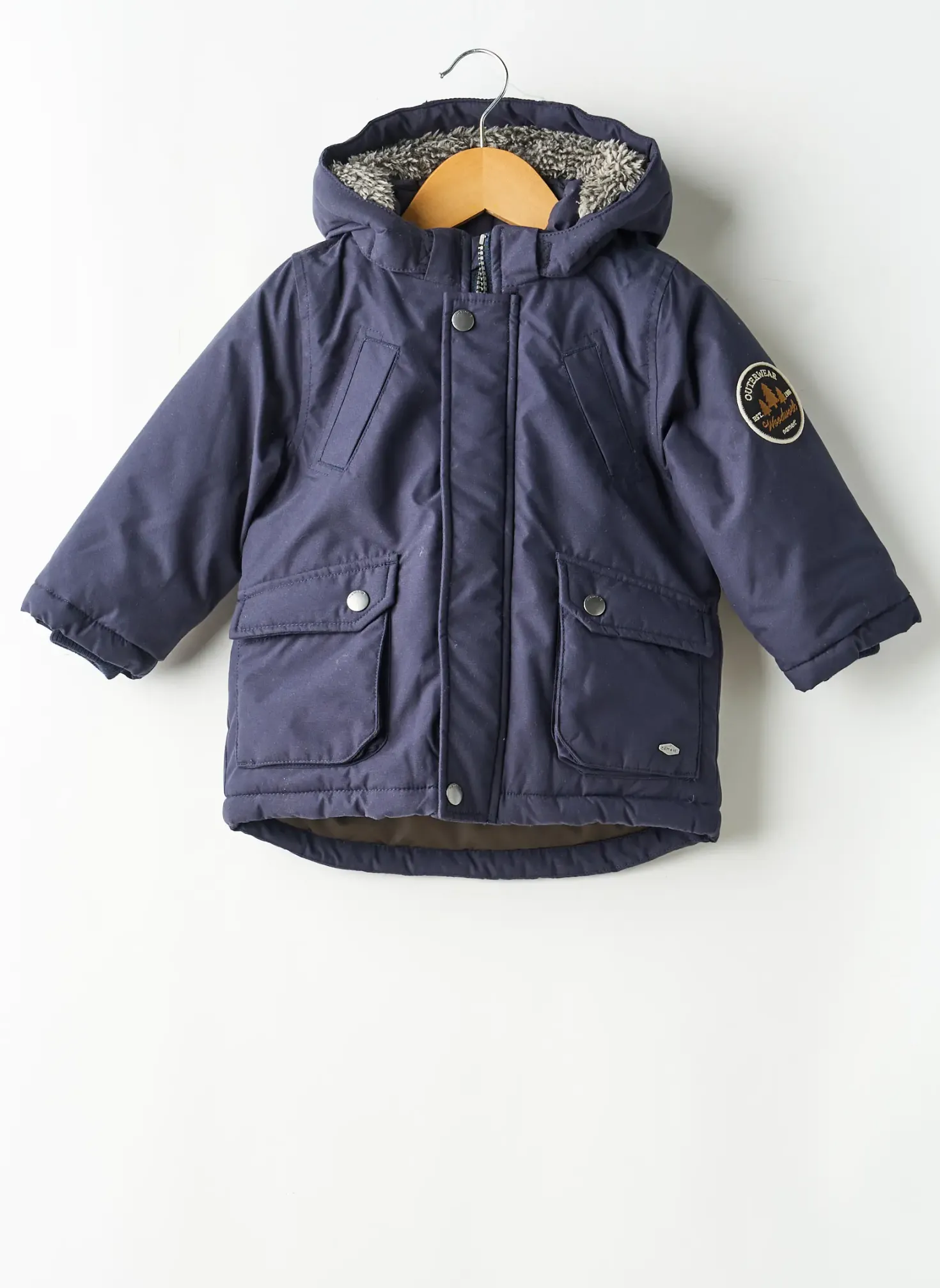 Parka Name It Bleu A Capuche