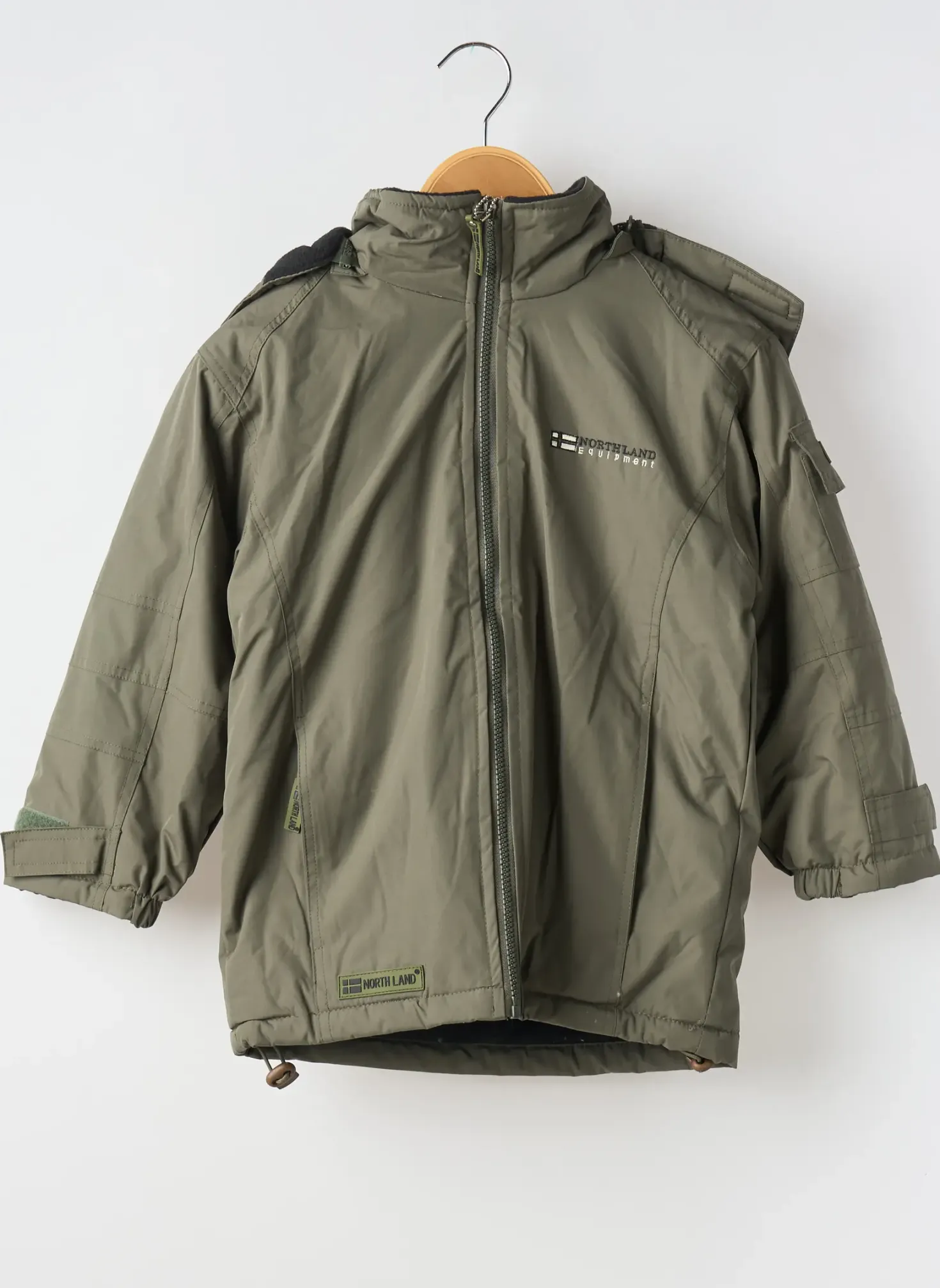 Parka Northland Vert A Capuche