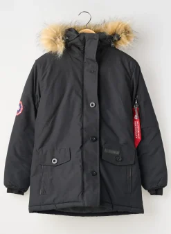Parka North Valley Noir A Capuche
