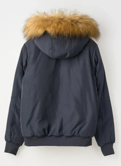 Parka Teddy Smith Bleu A Capuche