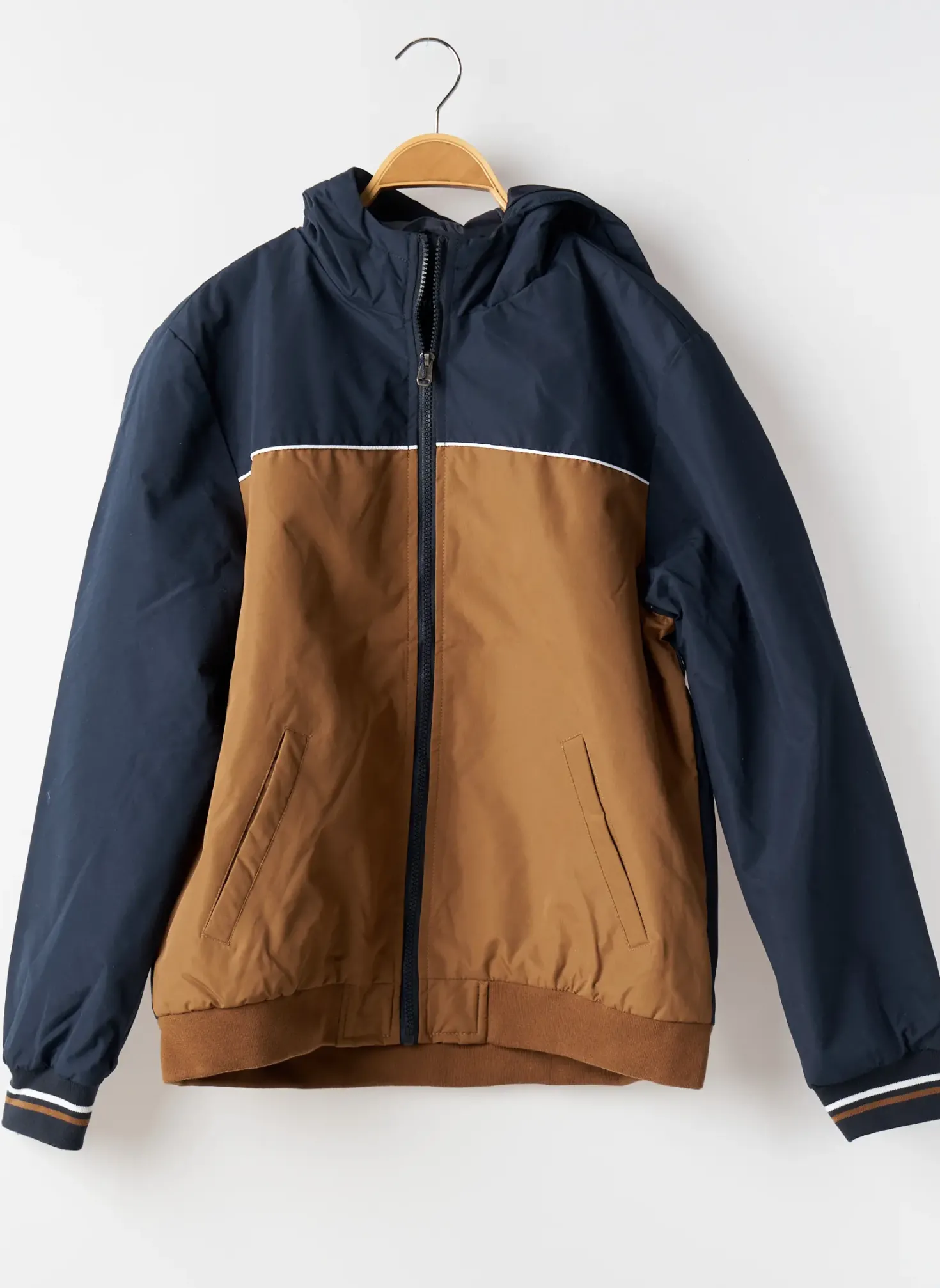 Parka Tiffosi Bleu A Capuche