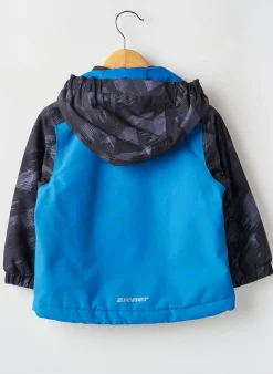 Parka Ziener Bleu A Capuche