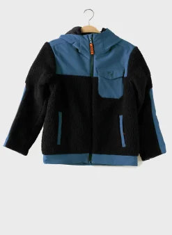 Parka Ziener Bleu A Capuche