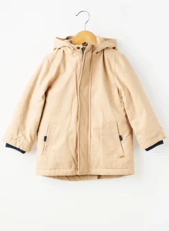 Parka Zy Beige A Capuche