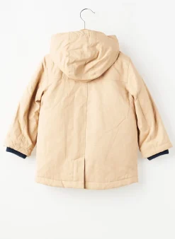Parka Zy Beige A Capuche
