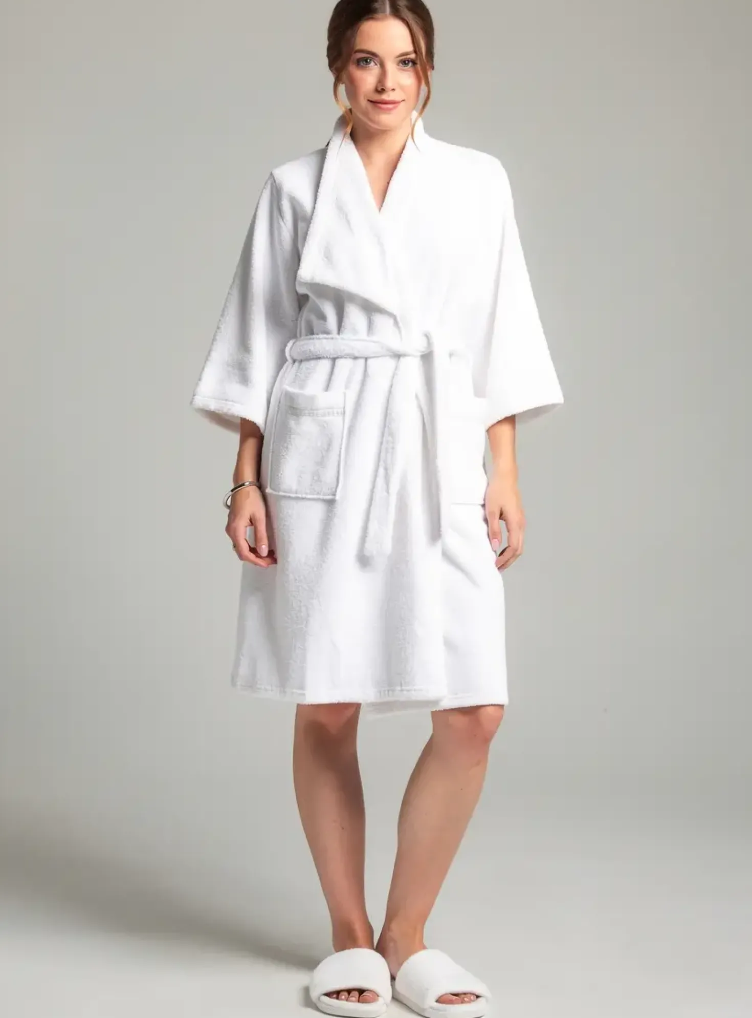 Peignoir Christian Cane Blanc