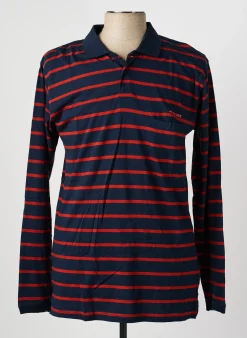 Polo Astore Bleu Manches Longues