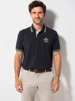 Polo Black Wellis Noir Manches Courtes