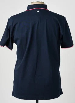Polo Camberabero Bleu Manches Courtes
