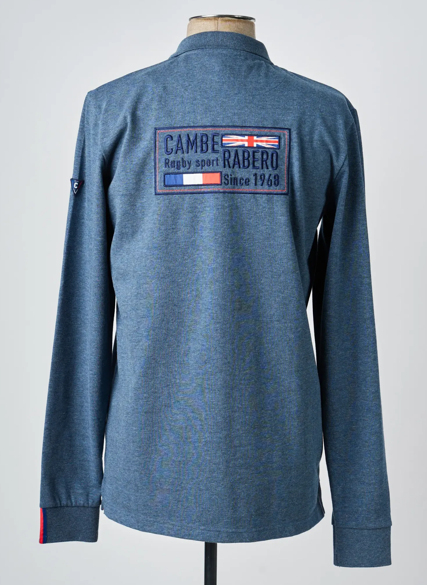 Polo Camberabero Bleu Manches Longues