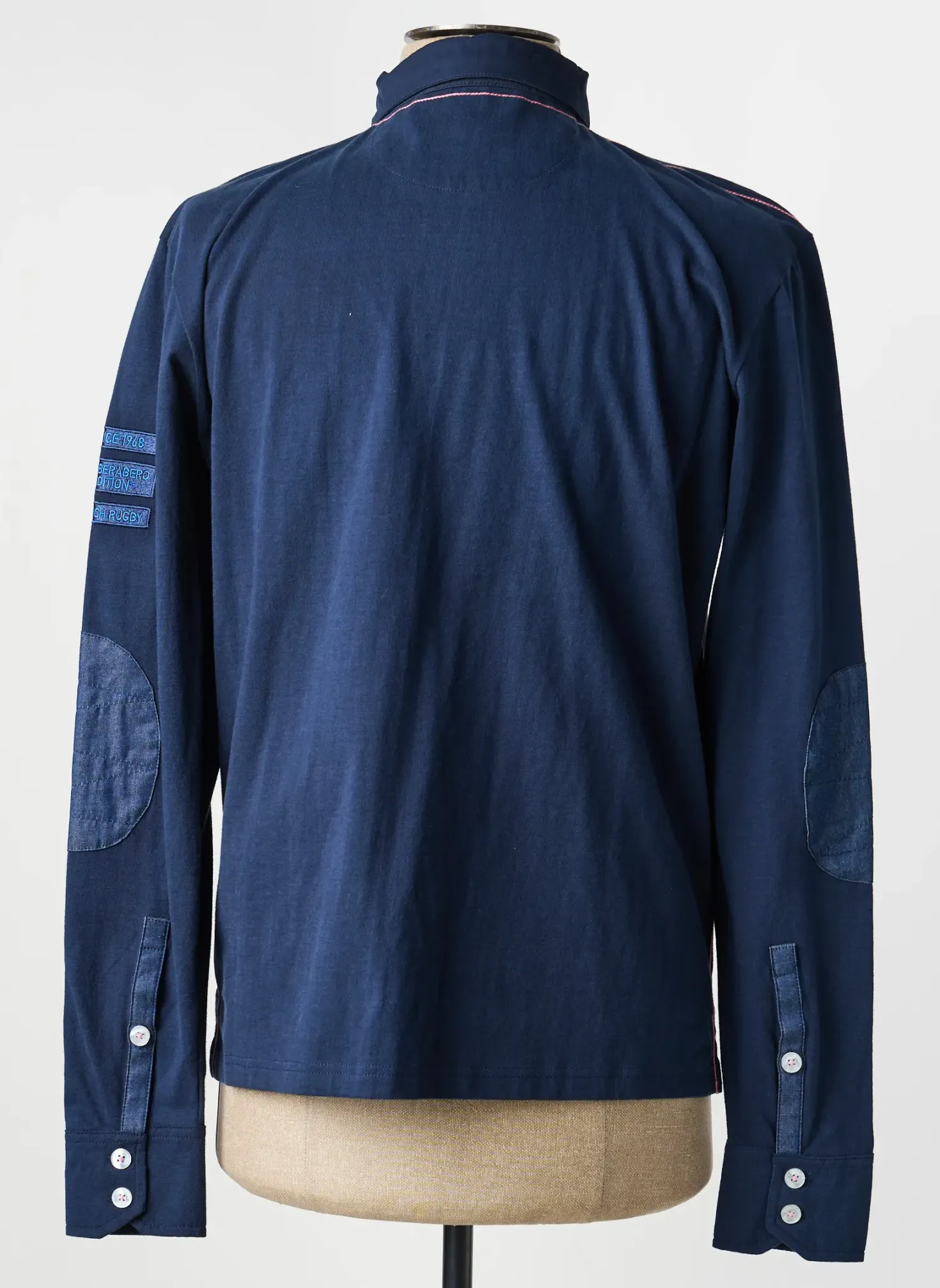 Polo Camberabero Bleu Manches Longues