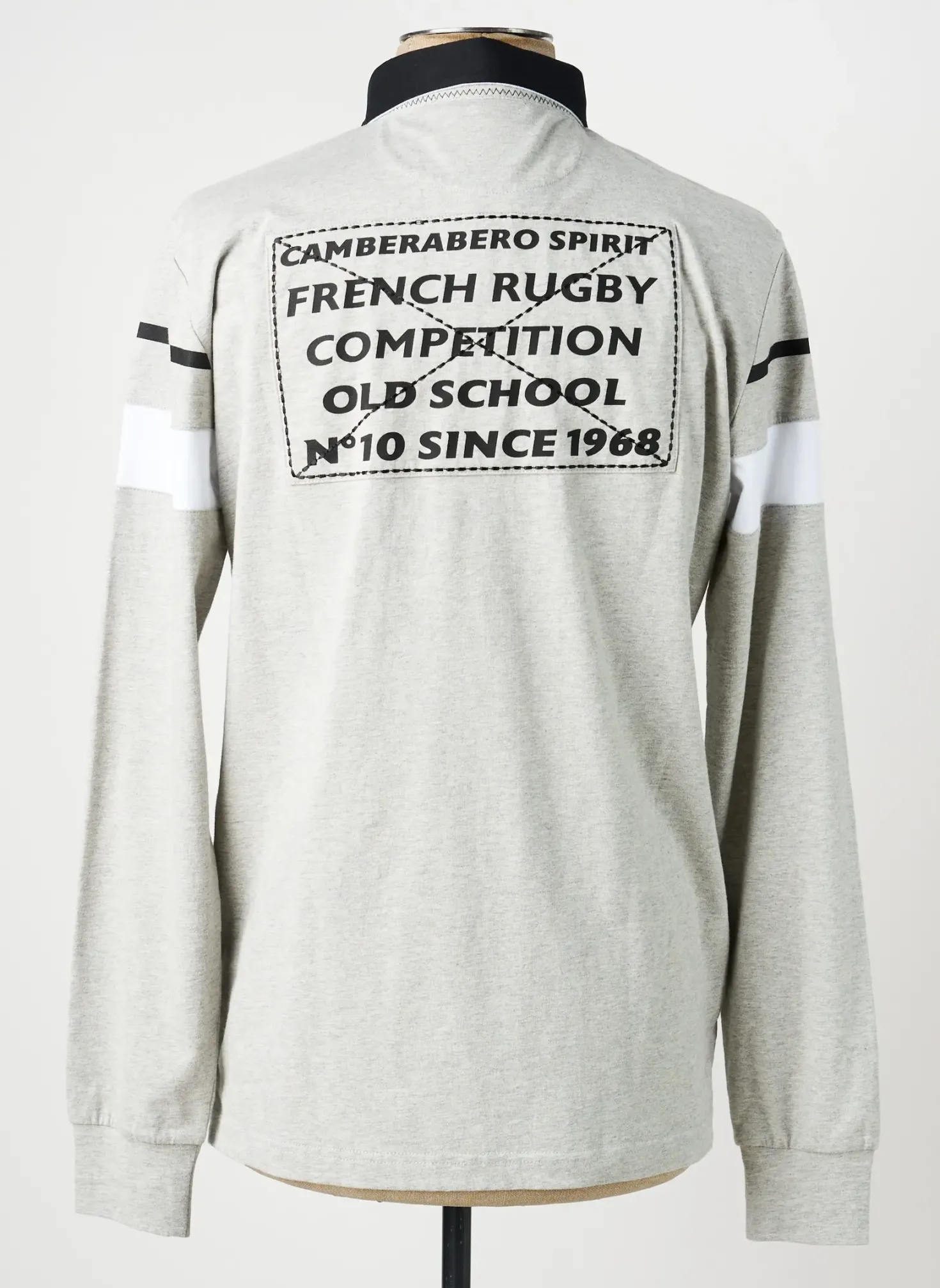Polo Camberabero Gris Manches Longues