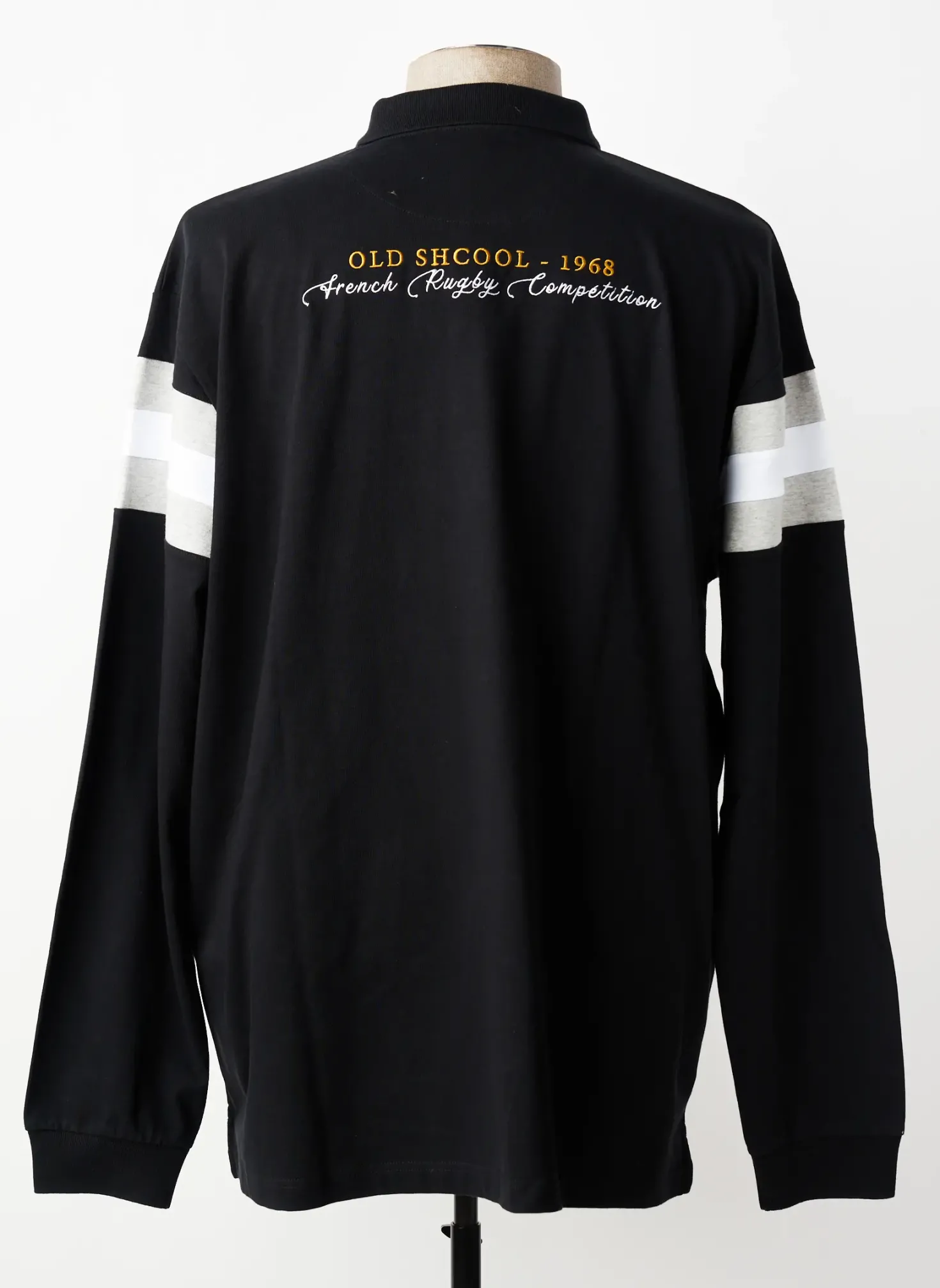 Polo Camberabero Noir Manches Longues