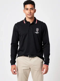 Polo Camberabero Noir Manches Longues