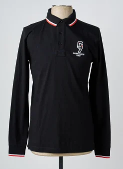 Polo Camberabero Noir Manches Longues