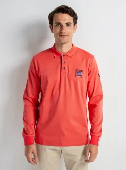 Polo Camberabero Rouge Manches Longues