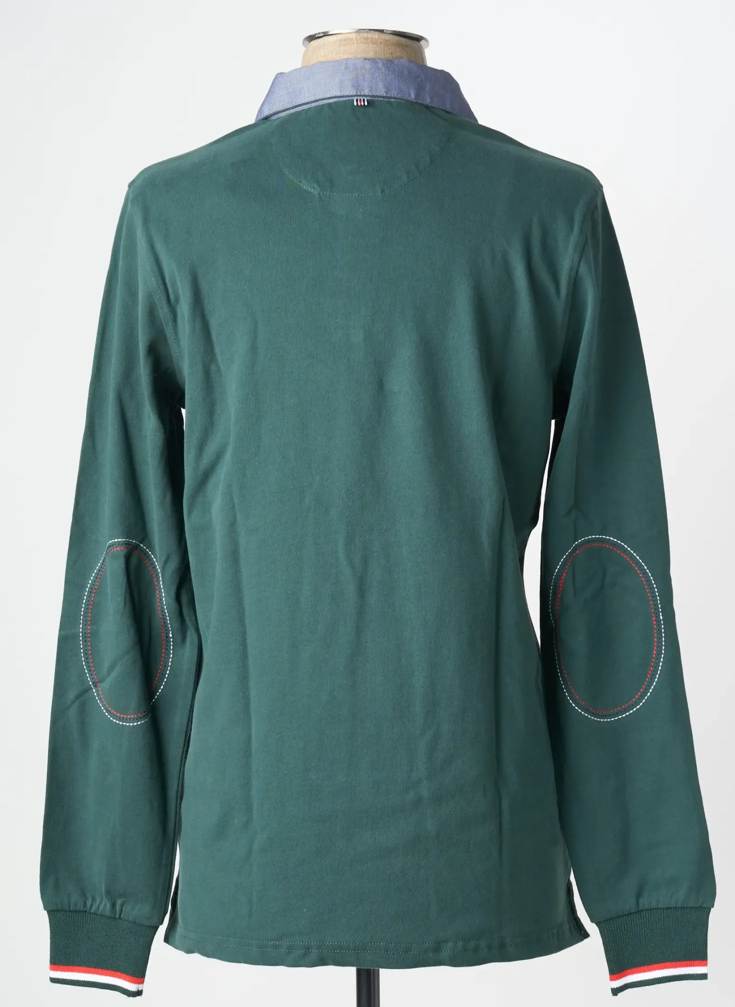 Polo Cambridge Vert Manches Longues