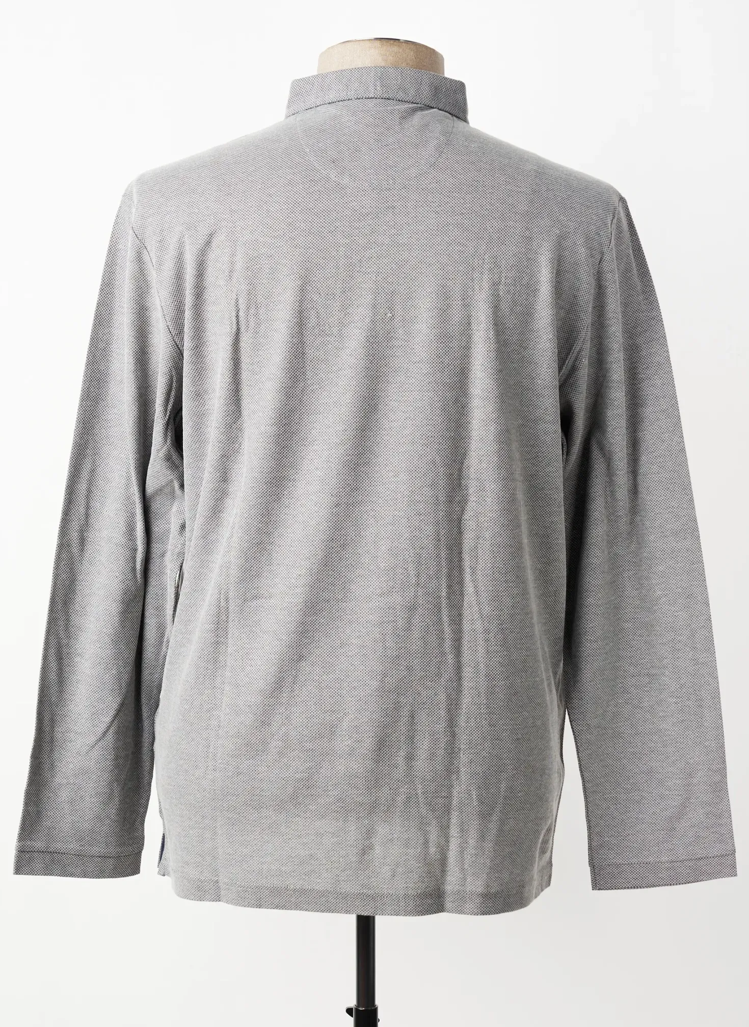 Polo Dario Beltran Gris Manches Longues