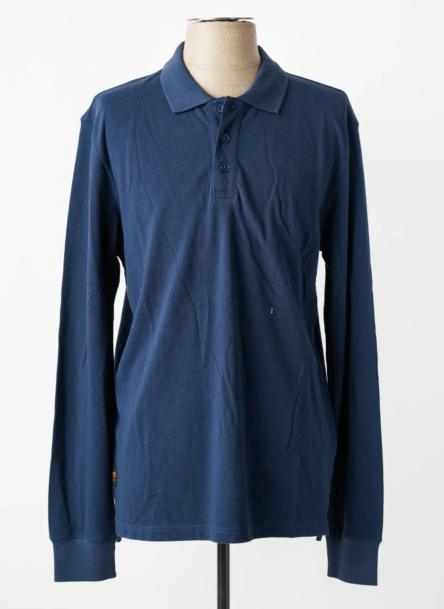 Polo Daytona Bleu Manches Longues