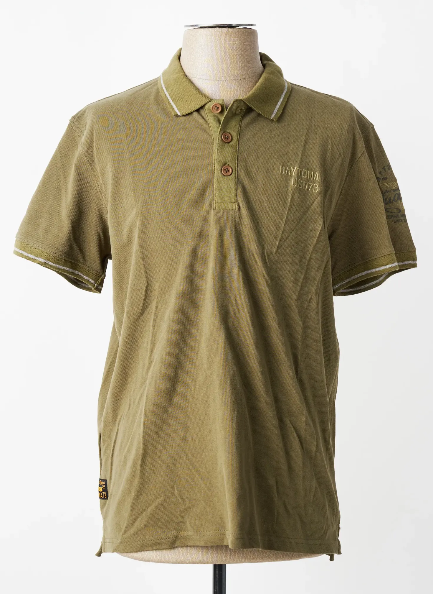 Polo Daytona Vert Manches Courtes