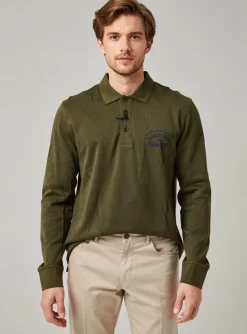 Polo Daytona Vert Manches Longues